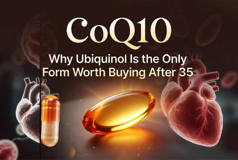 CoQ10: Why Ubiquinol Is the Only Form Worth Buying After 35